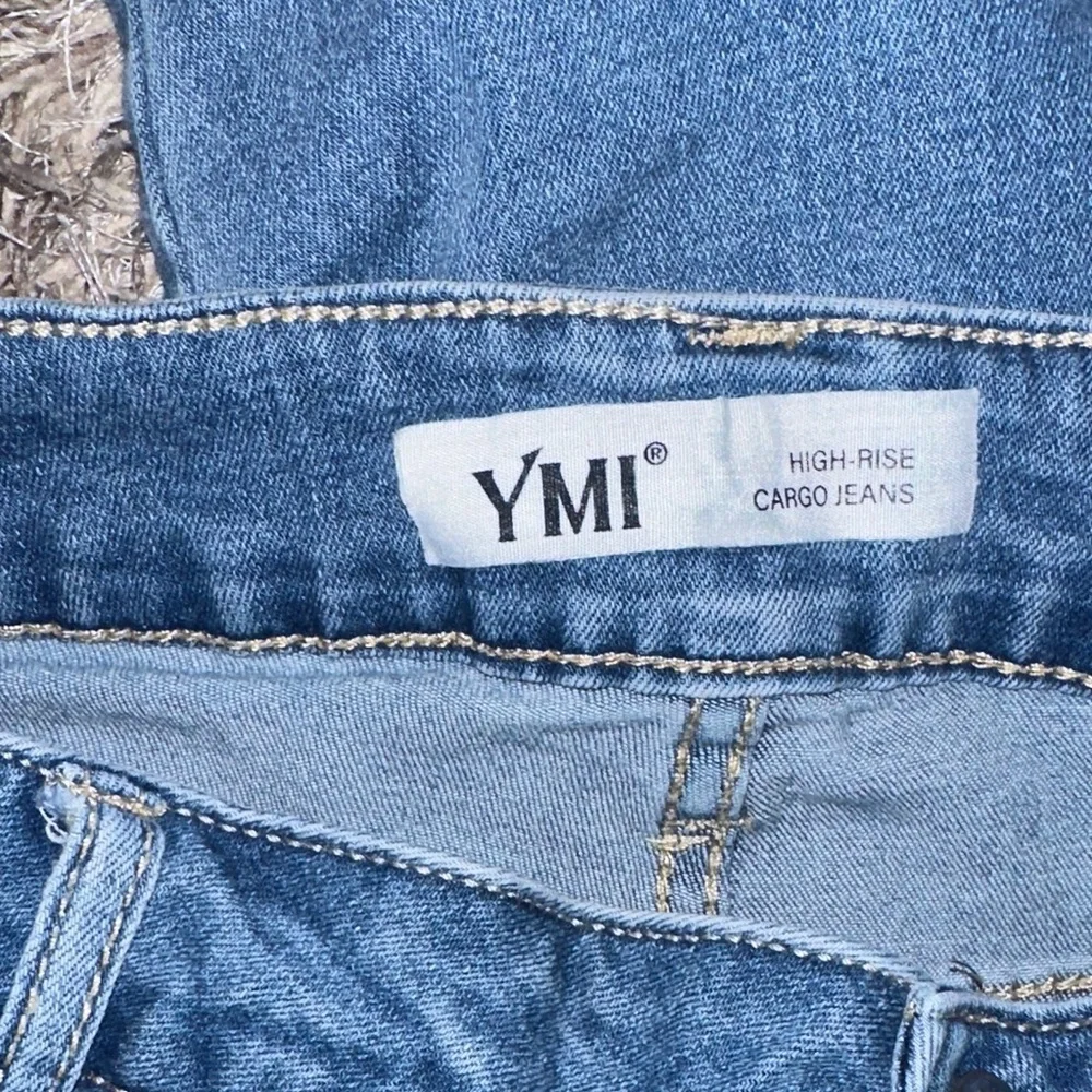 YMI Women's Size 28 High Rise Skinny Cargo Jeans